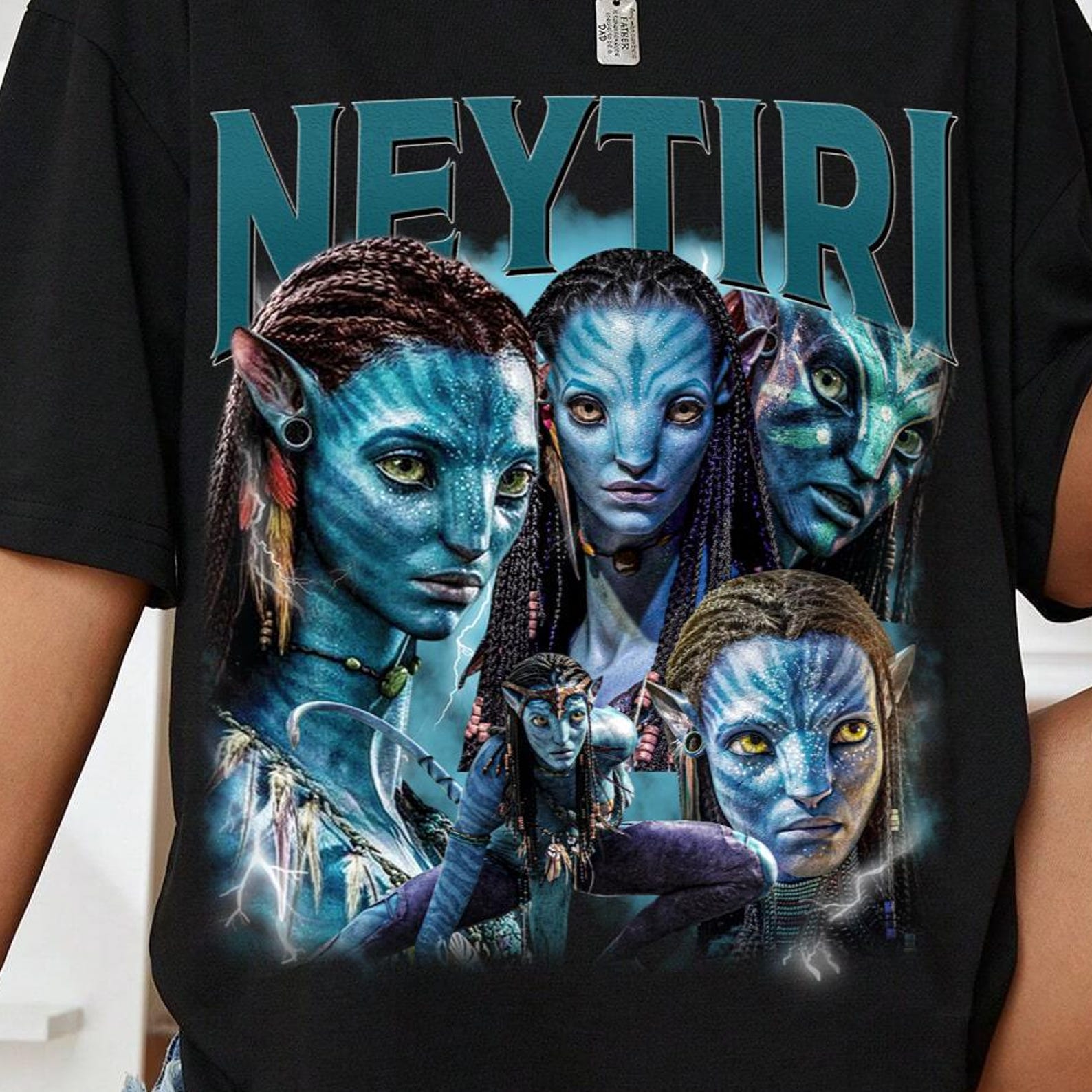 Limited Neytiri Vintage T-Shirt, Avatar Movie Gift for Women and Men, Unisex Retro Pandora Fan Tee|............||| XL