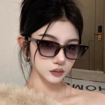 Occhio di Gatto Montatura Piccola Occhiali da Sole da Donna di Alta Qualità Stile Lusso Accessibile Xiaohongshu Occhiali da Sole alla Moda Protezione Solare
