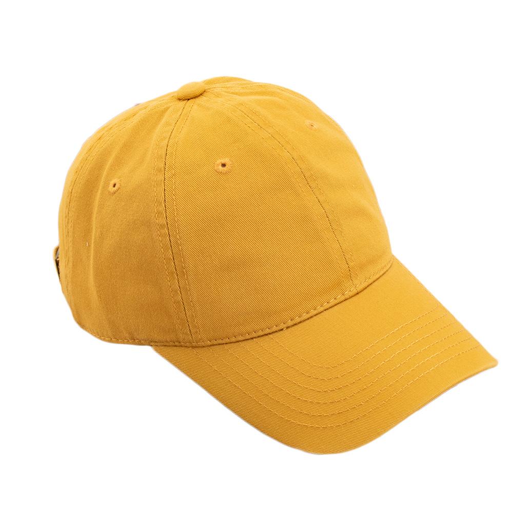 High-quality Pure Cotton Light Board Solid Color Versatile Baseball Cap for Men and Women Soft Top Casual Big Head Circumference Showing Face Small C