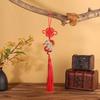 Chinese New Year Diamond Snake Tassel Car Pendant