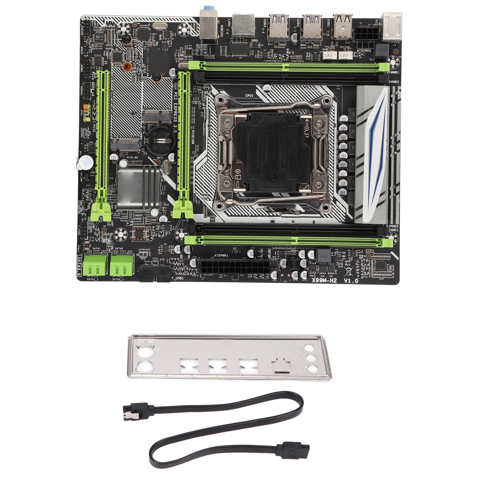 

Mining Motherboard LGA20113 V3 V4 CPU DDR4 PCIE16X COM Pin M.2 WIFI Interface 2SATA3.0 2SATA2.0