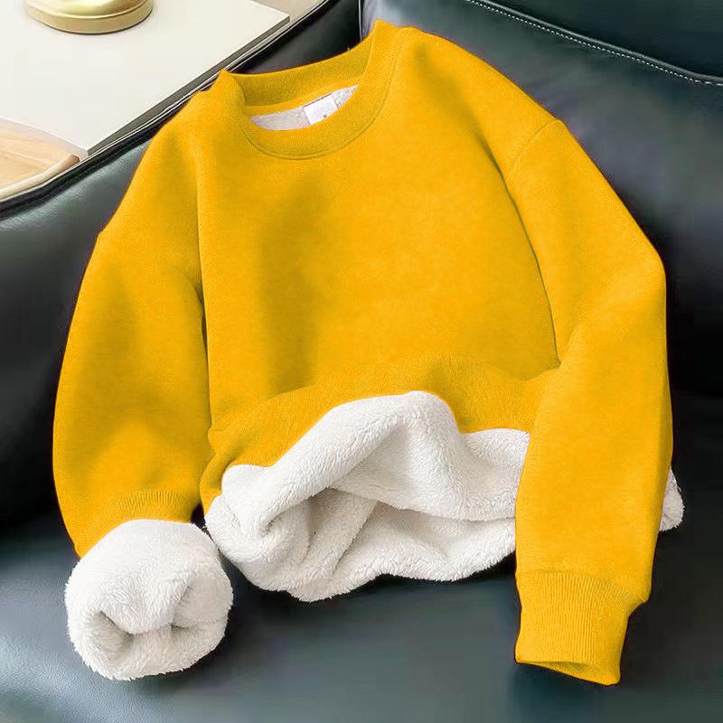 Men's Sweatshirt Clothing Casual Fleece Warm Streetwear Male Fashion Autumn Winter Outwear