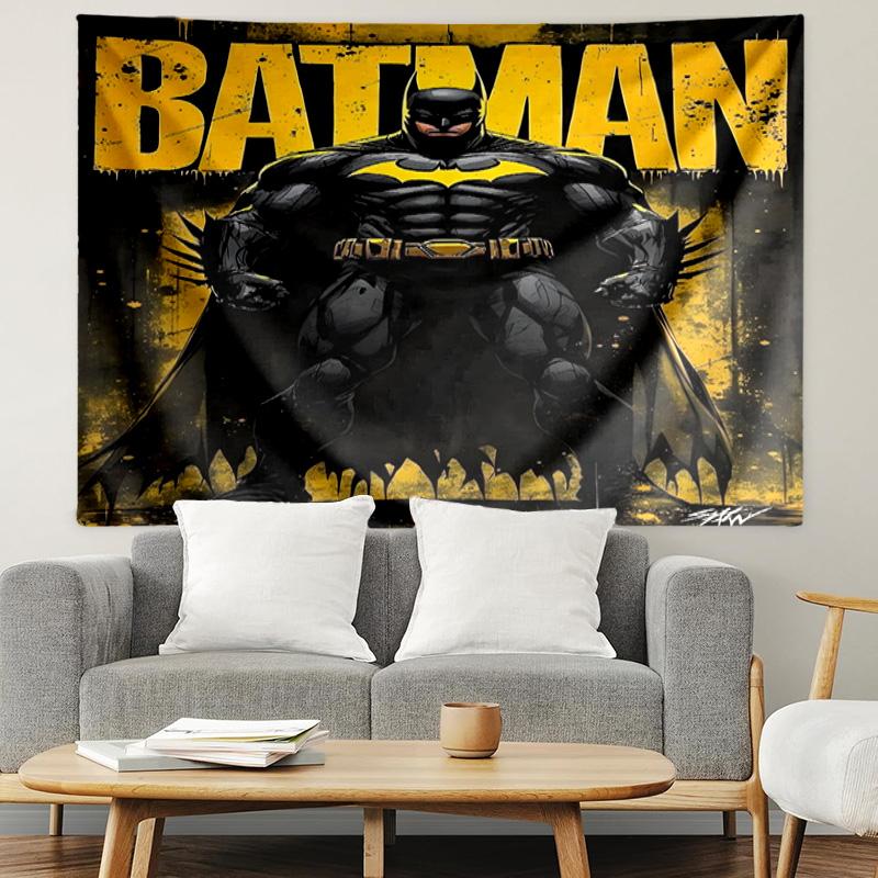 Batman Print Tapestry, Lightweight Wall Hanging, for Bedroom, Dorm, Living Room, Home Art Decor - Birthday Christmas Gift for Friends