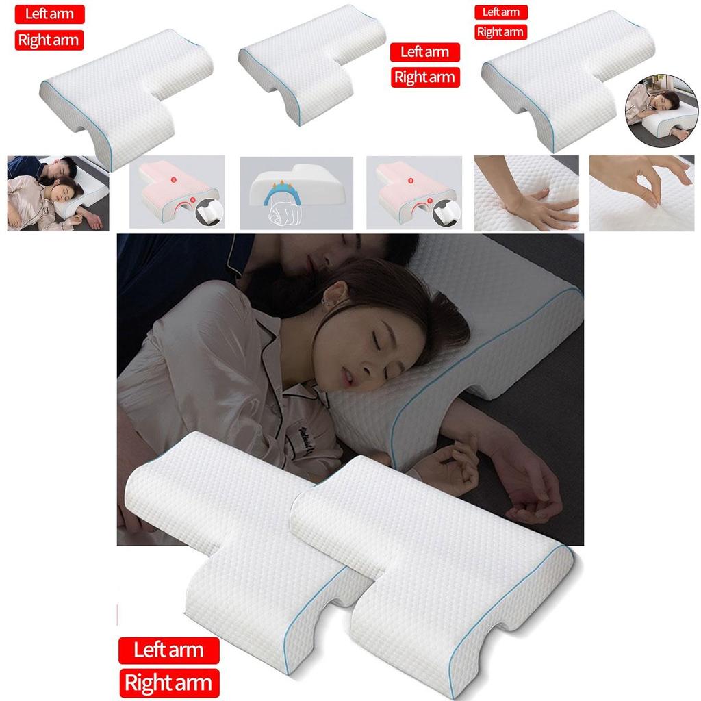 Comfortable Memory Foam Couple Pillow For Adults Non-pressure Hand Arm Support Neck Protection And Sound Sleep M Size