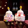 Entzückender Regenbogen-Kuchenring-Puppe Weiches Plüschtier Für Feiertage