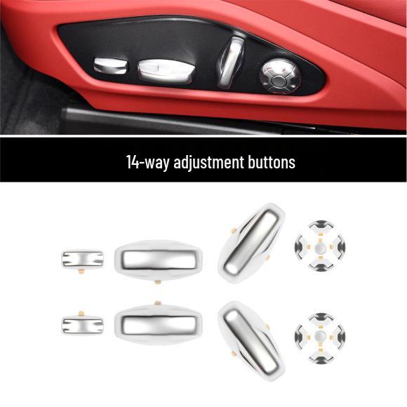 Porsche Seat Adjustment Button Cover Sticker