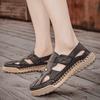 2025 Neue Herren Hausschuhe Sommer Herren Sandalen Offene Zehen Flache Herren Freizeitschuhe Outdoor Laufsandalen für Herren Strandschuhe Sandalias