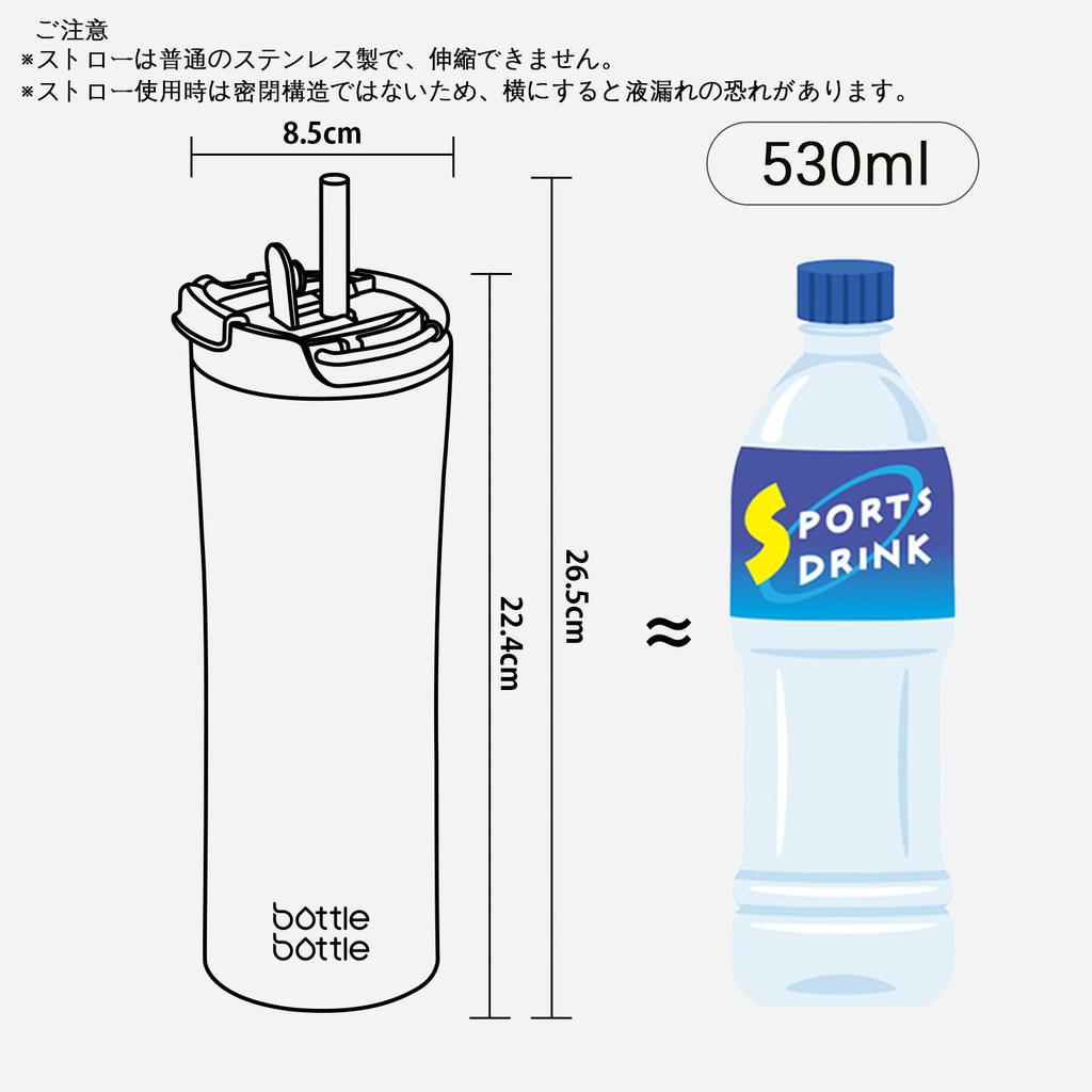 600ml Vacuum Insulated Tumbler with Straw, Portable Handle, Stylish Design for Outdoor Activities, Coffee, Beer, and More. Comes with Lid for Easy