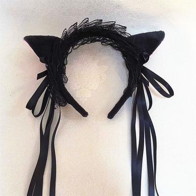 Cute Headdress Maid Headdress Cosplay Lolita Headband Wedding Party Cat Ears Head Wrap Fashion Hair Accessories