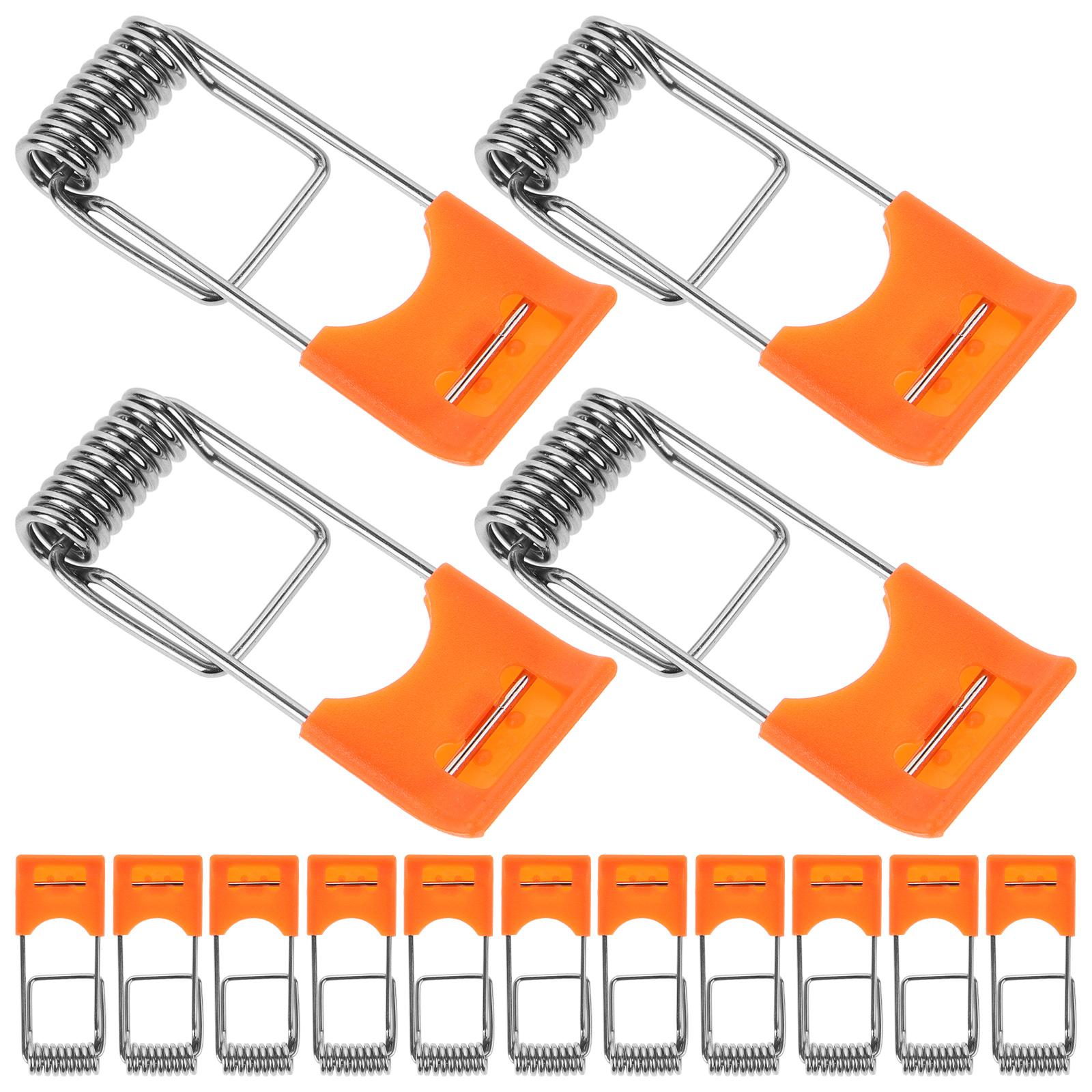 

100 Pcs Spring Clips Lighting Downlight Retaining Clamp Panel Light Spring Flush Mount Shell CarLights Ceiling Lamp