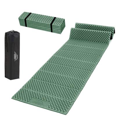 LEEPWEI Camping Outdoor Leisure Mat for Car Extra Thick Includes Storage Bag and Elastic and Insulated Green Mat, Mat, Camping, 20mm, Band,