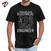 2024 Popular Tshirt 100 Cotton Men Tops T Shirt Trust Me I Am an Engineer Geek Quote Tees High Street Black White Tshirt Funny