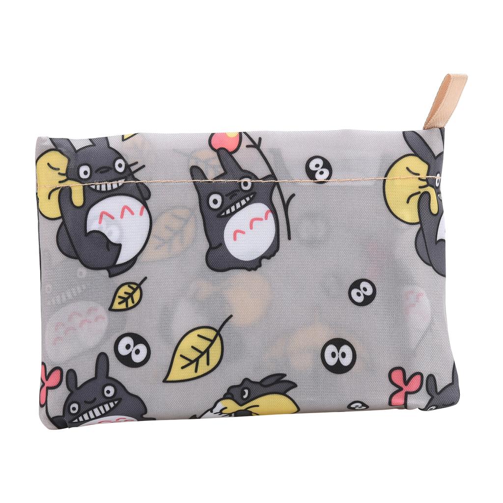 Totoro Large Cartoon Shopping Bag 2 in 1 Foldable Portable Eco Friendly Bag