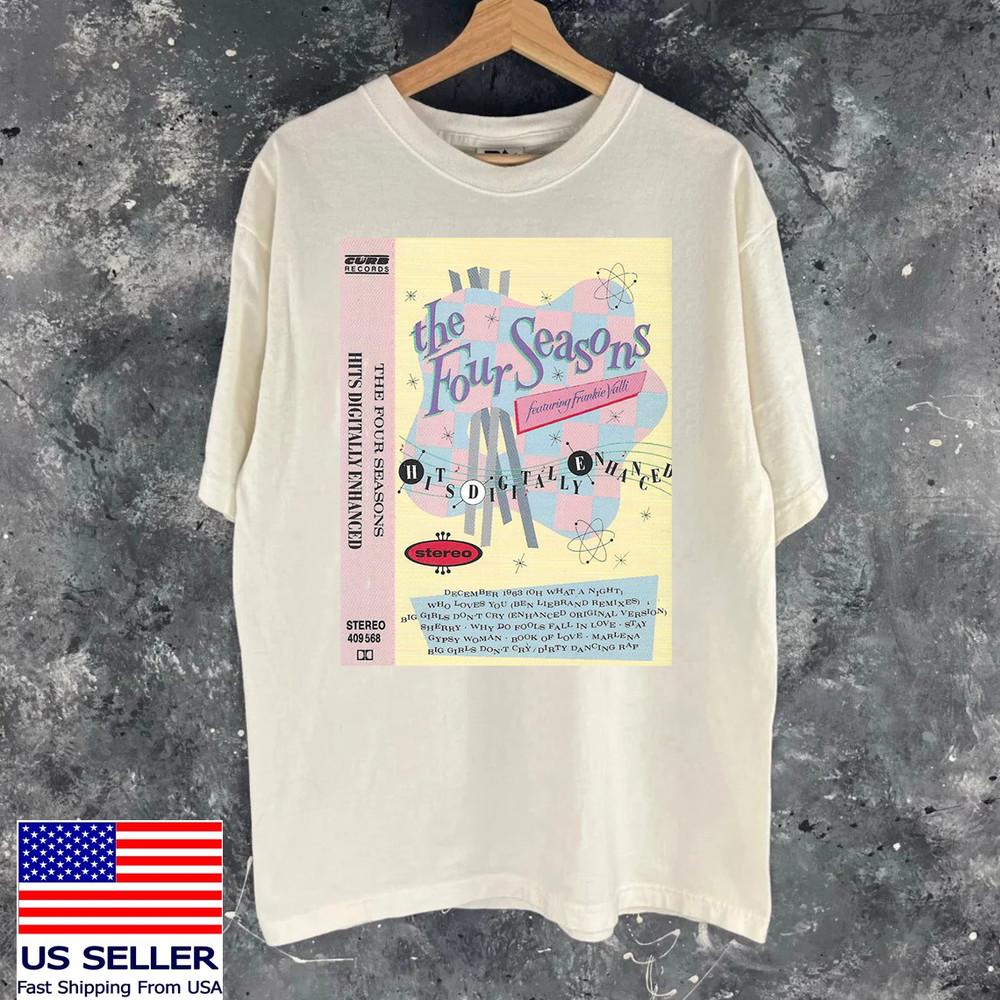 

THE FOUR SEASONS Frankie Valli Greatest Hits Size S-5XL SS1076 Unisex T-Shirt L