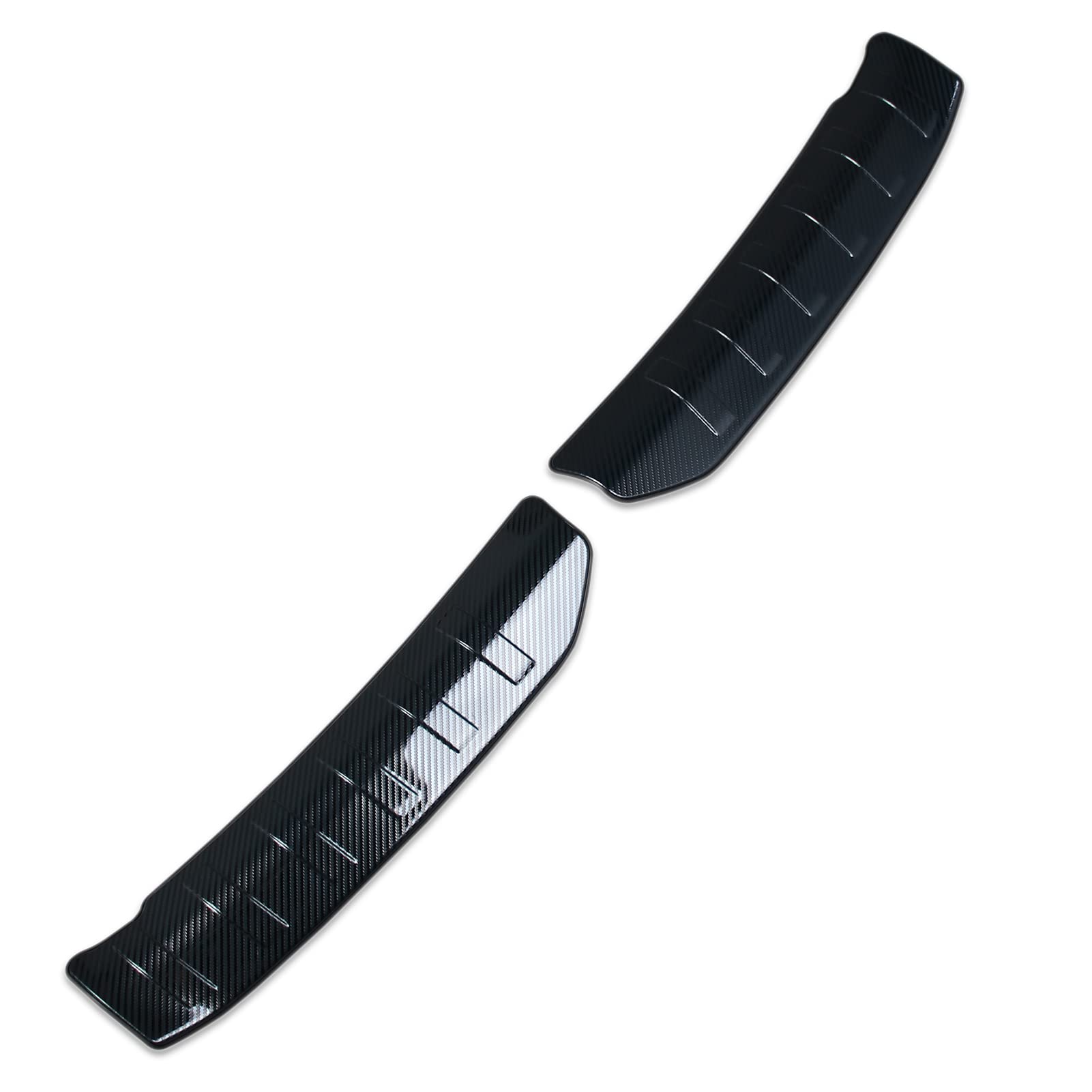 

RUIQ Накладка на порог из нержавеющей стали для салона, задняя внутренняя защитная накладка, разработана эксклюзивно для Nissan Kicks, накладка из углеродного волокна/накладка на порог