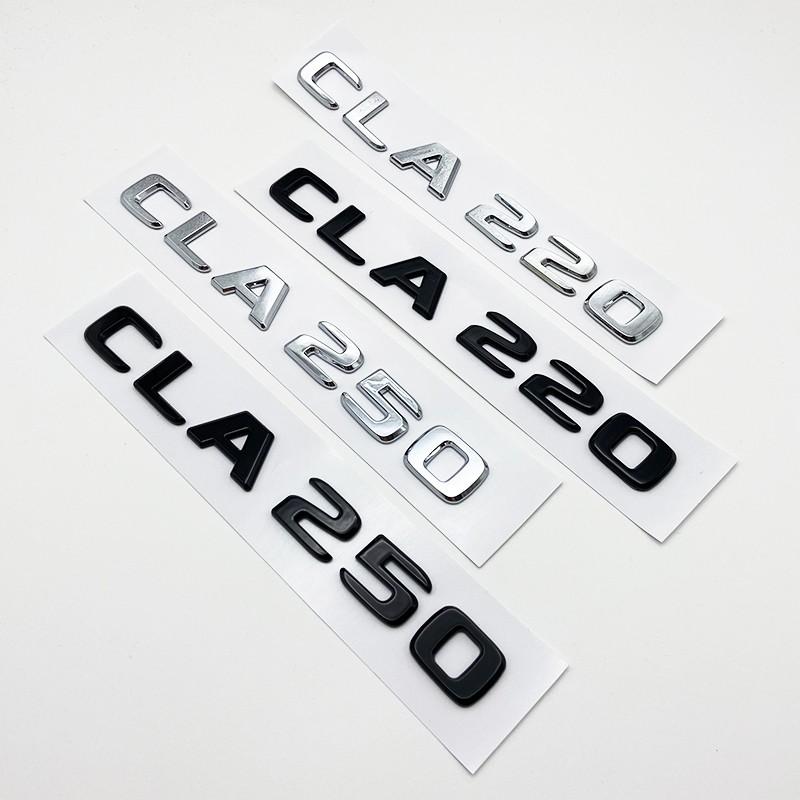 3D Letters CLA180 CLA200 CLA220 CLA250 CLA260 4Matic ABS Emblem for Mercedes Benz C118 Car Fender Trunk Rear Logo Sticker
