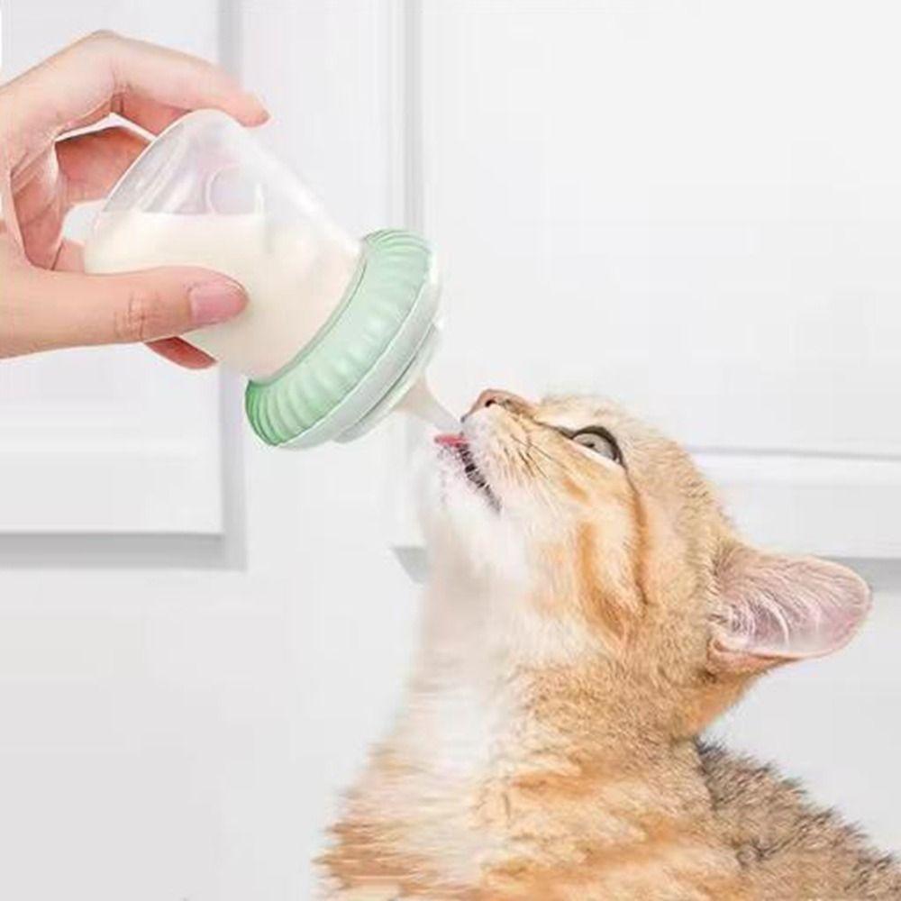 Precise Feeding Puppy Nursing Feeder Silicone Nipple Small Animals Feeder  Pet Nursing