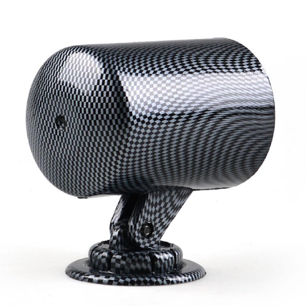 2-inch (52mm) Black Carbon Pattern Car Instrument Cup Holder