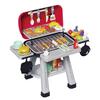 Kids Grill Playset, BBQ Toy Grill ,Movable Pretend Play Kitchen Toys Grills for Toddlers, 2-Layer Barbecue Play,Christmas Birthday Gifts for Grandkids