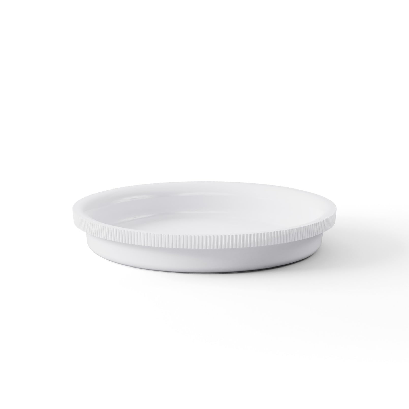 

Georg Jensen Bernadotte Ovenware Tray, Round, White, 29cm Diameter x 5cm Height, Oven-Safe, Product Number: 10020601