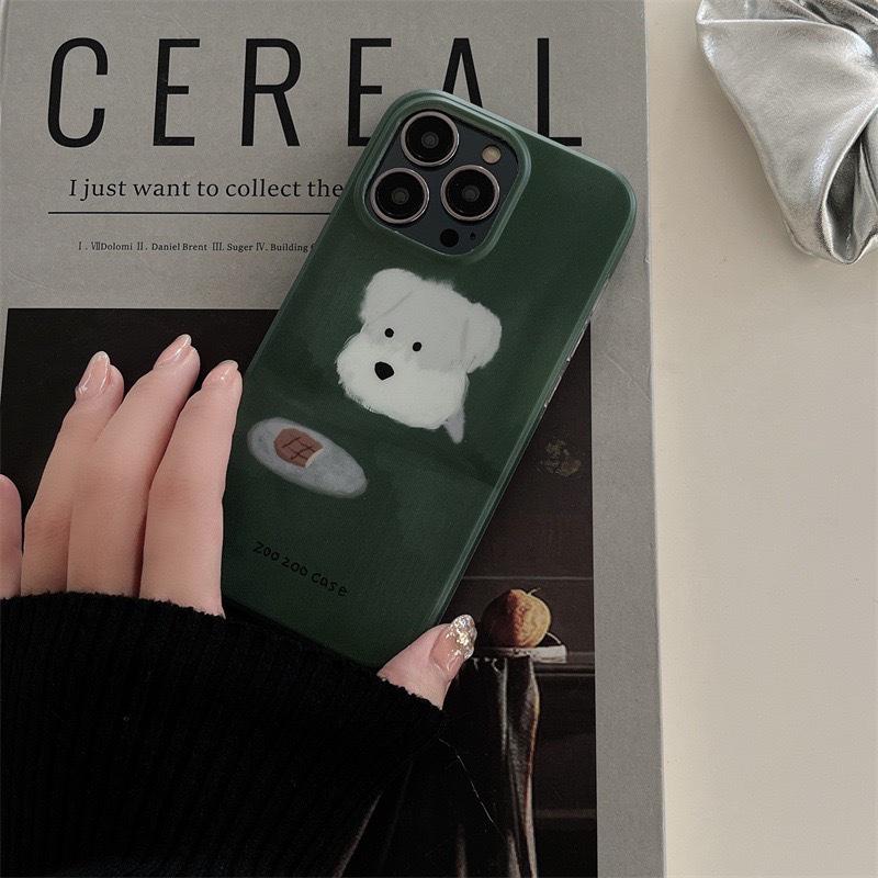 

West Highland White Terrier Graffiti iPhone Case: Compatible with Apple 13/14Pro/15ProMax/16Pro, Ideal for Couples & Girls. iPhone 14
