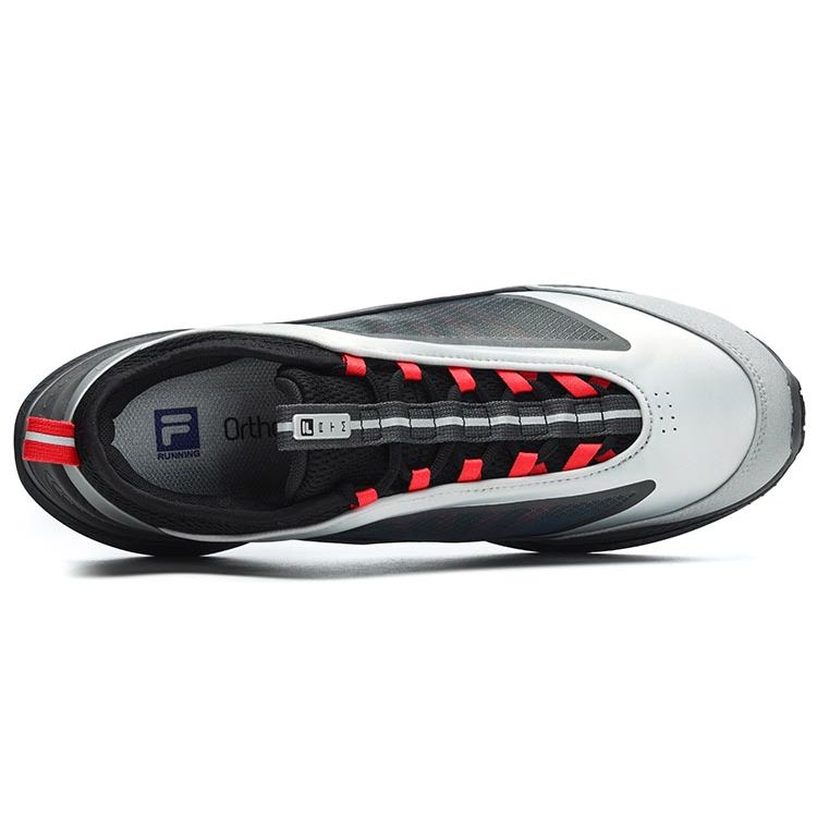 FILA RTM Comfortable Versatile Shock Absorbing Durable Breathable Support Low Top Training Shoes Men sneaker Silver A12M241309FSI