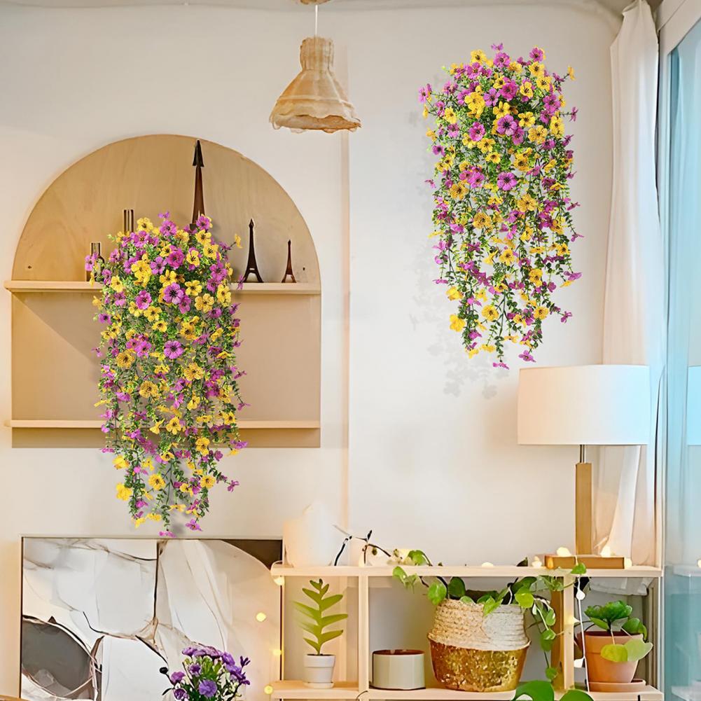 Outdoor Floral Arrangements All-weather Artificial Flowers Realistic Hanging Flowers for Wedding Party Decor Uv for Indoor