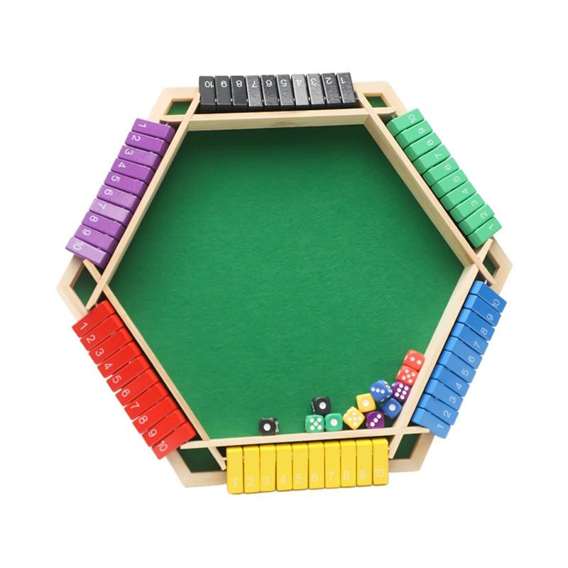 Wooden Educational Dice Game For Kids With Interactive Play And Parentchild Bonding