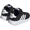Adidas Lite Racer 3.0 Comfortable Versatile Slip-Resistant Durable Low-Top Walking Shoes Baby Shoes Black White HQ3757