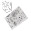 Transparent Stamp DIY Clear SkinFriendly Clear Reusable Stamp for Card Making Decoration