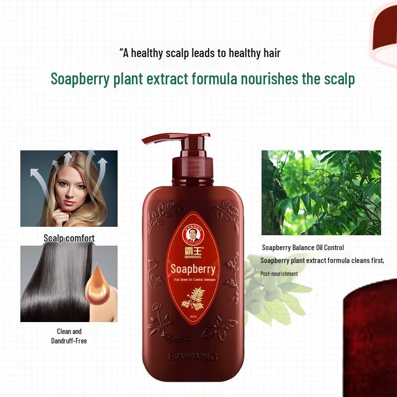 Bawang Sapindus Balancing Oil Control Shampoo