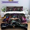 3pcs Power Rangers Themed Design Quilt Set - Soft and Comfortable Bedroom, Guest Room and Dorm Decor Bedding Set 1 Quilt Cover + 2 Pillowcases.F063