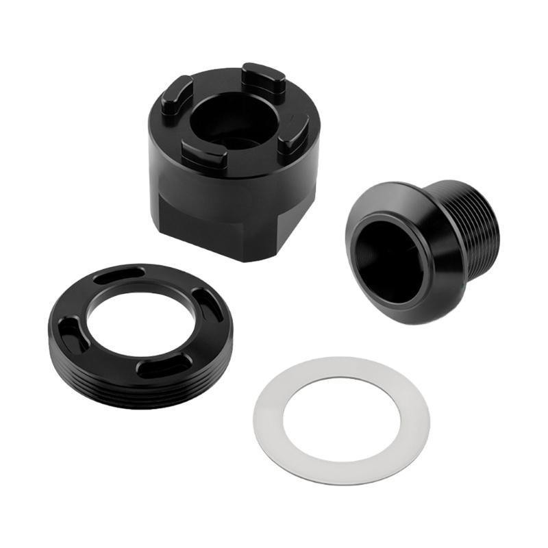 

Aluminum Alloy Crank Arm Cover Installation Tool Precisions Cycle Repair Bike Crank Arm Wrench Bike Crank Extractor чорний