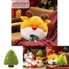 Christmas Plush Santa Snowman Reindeer Tree Decor For Kids Holiday Gift
