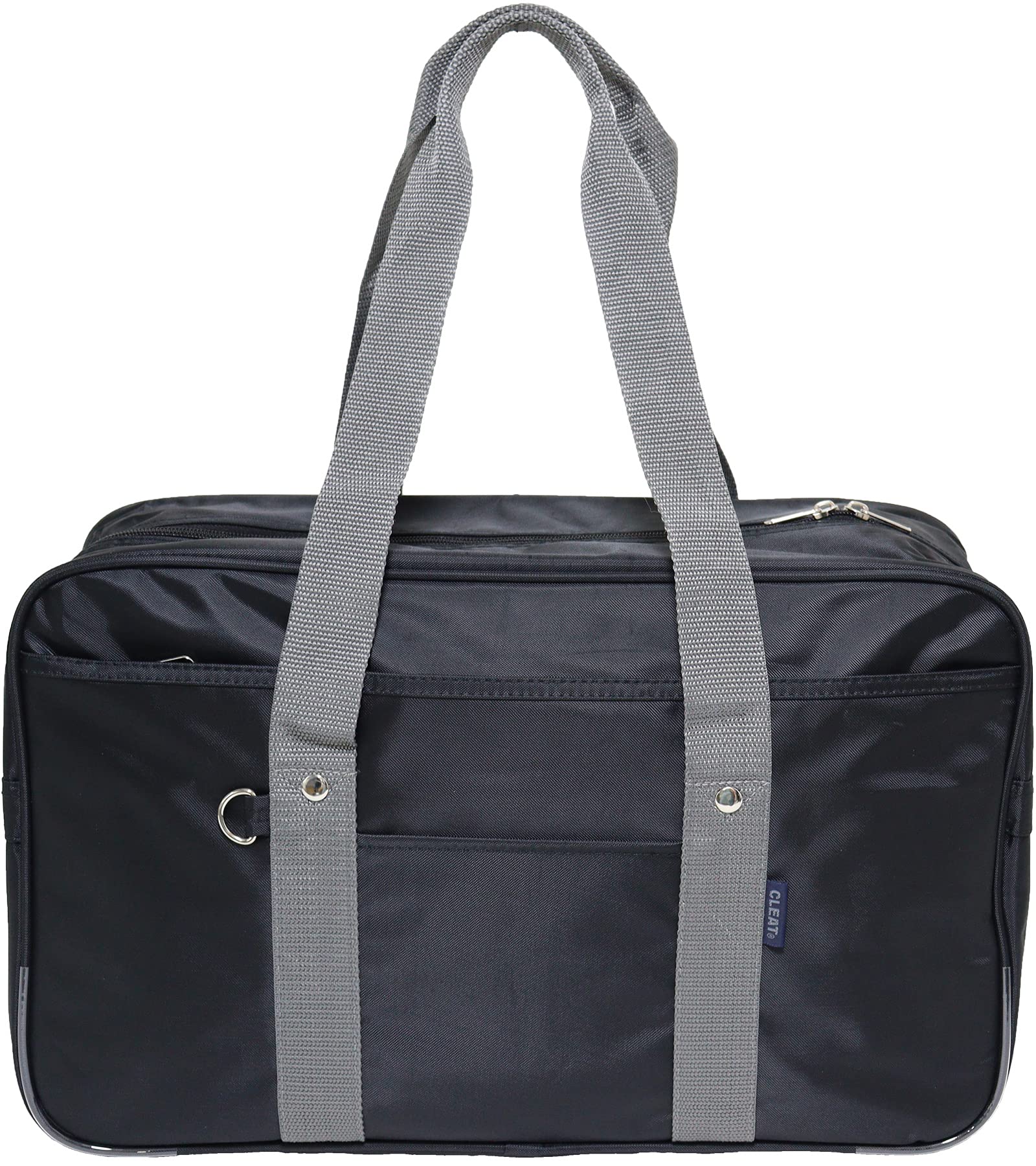 

School Inner B4 Black Gray [CLEAT] Bag, Multi-functional, Pocket, Polyester, Size,