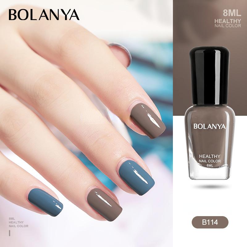 Nail Polish Nude Color No Baking Quick Drying Long Lasting Non-peelable Softening Repair Nail Polish