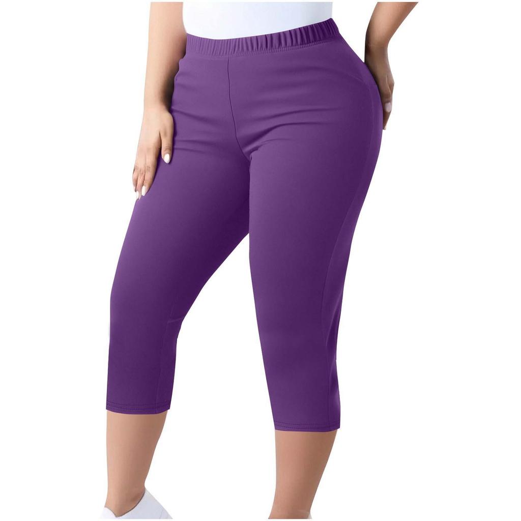 Women's High-waisted Slimming Leggings Plus Size Elastic-waisted Small Legs Pants