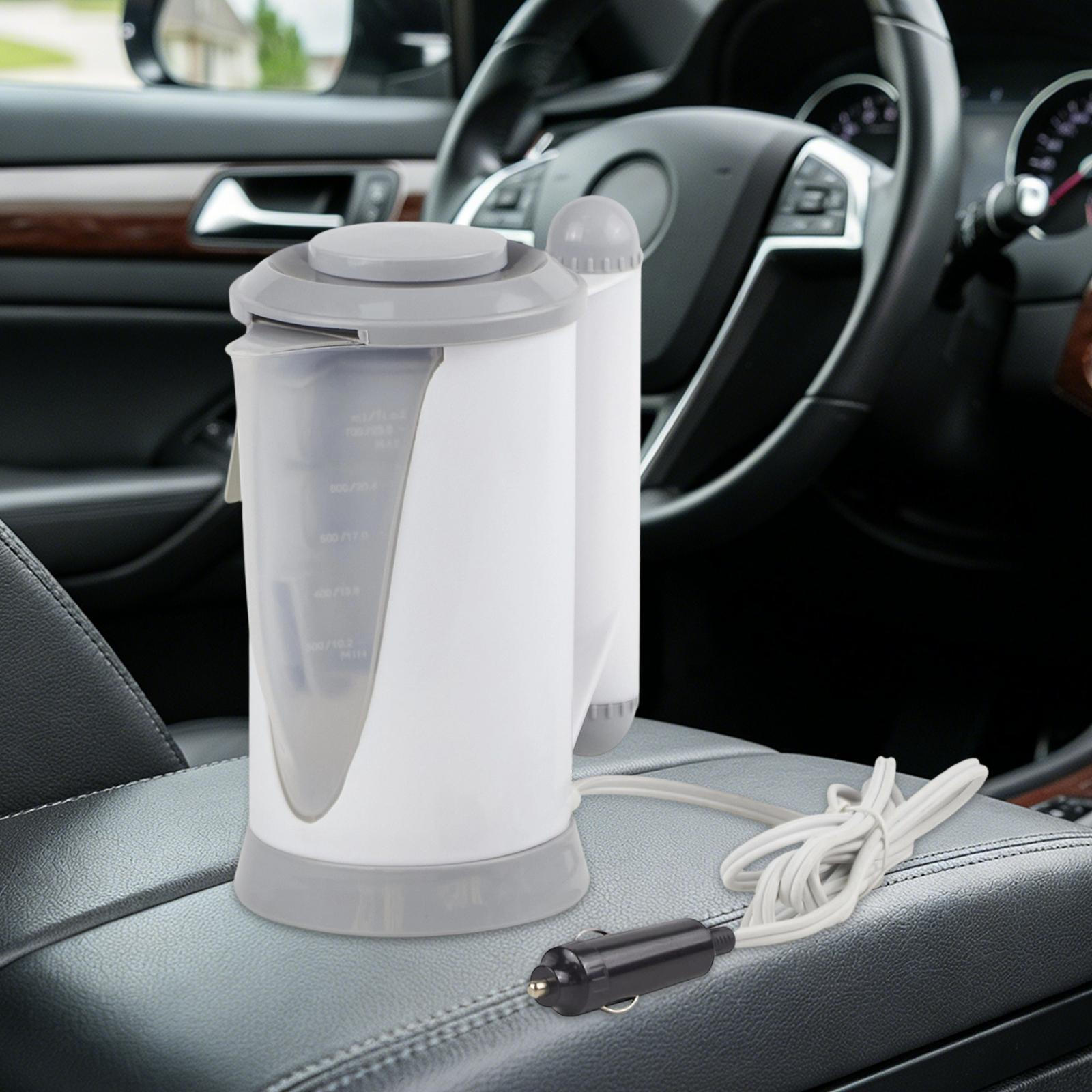 

Kettle 550ml Boiler Portable Heater Metal PP Large Capacity Fast Heating Accessories Included 12 V