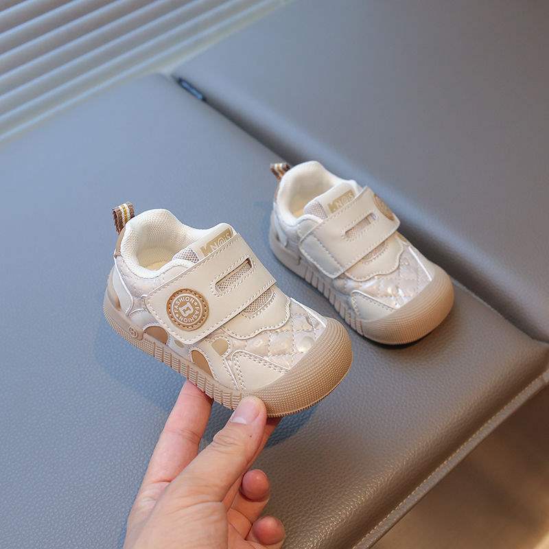 Baby girl shoes 2025 autumn new soft-soled breathable 2-3 4-year-old children's toddler function Spring and Autumn boys' shoes