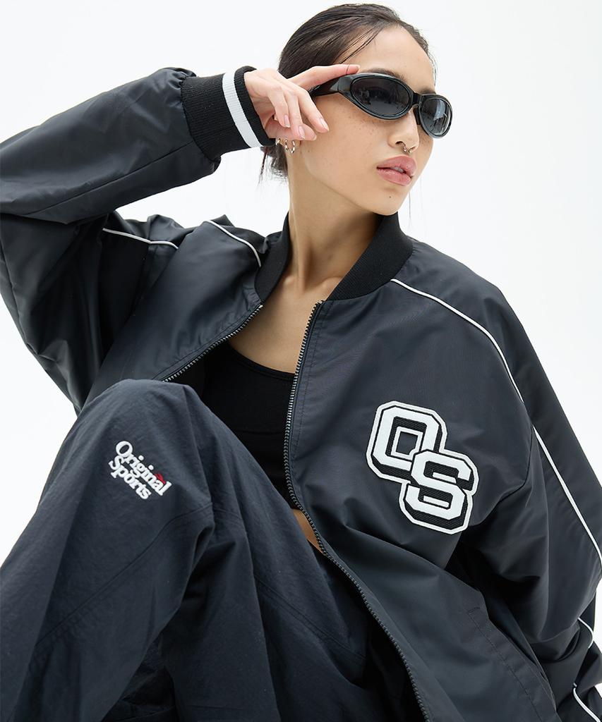 Pro-Specs Nylon Stadium Jacket Black