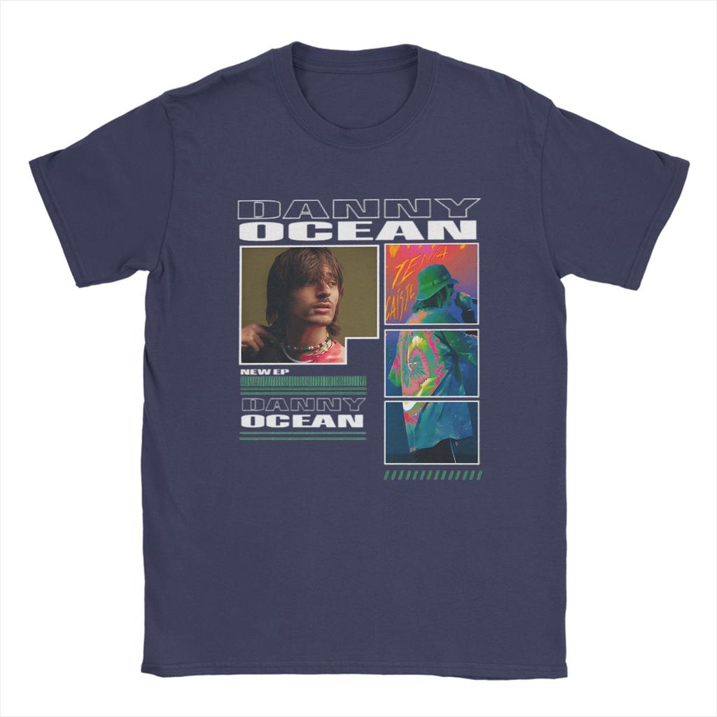 Singer Dannys Ocean Harajuku Album TShirt Unisex Vintage Pure Cotton Tee Shirt Crewneck Short Sleeve T Shirts Adult Clothing