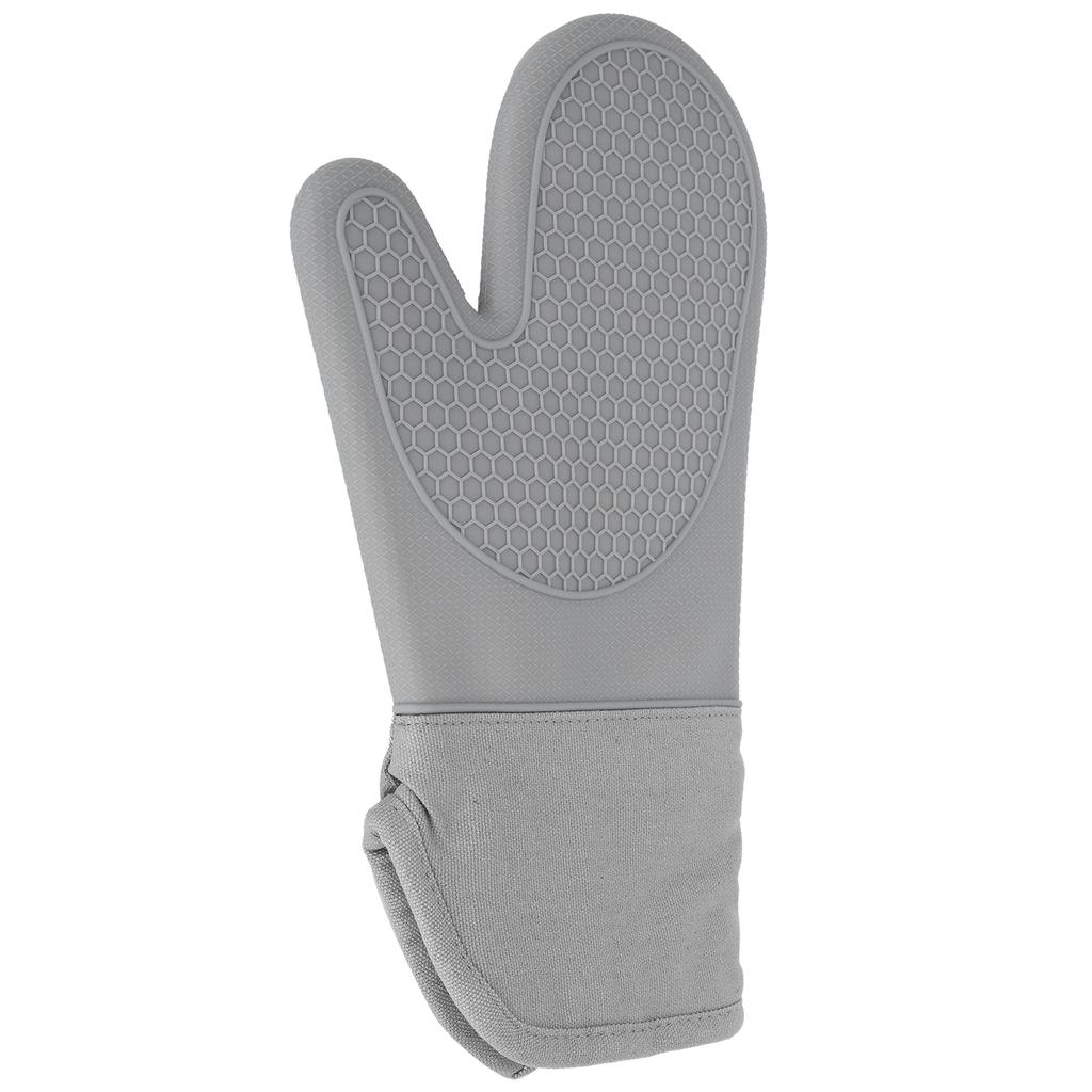 Silicone and Cotton Oven Glove Kitchen Heat Resistant Mitts for Microwave Oven Home Bakery
