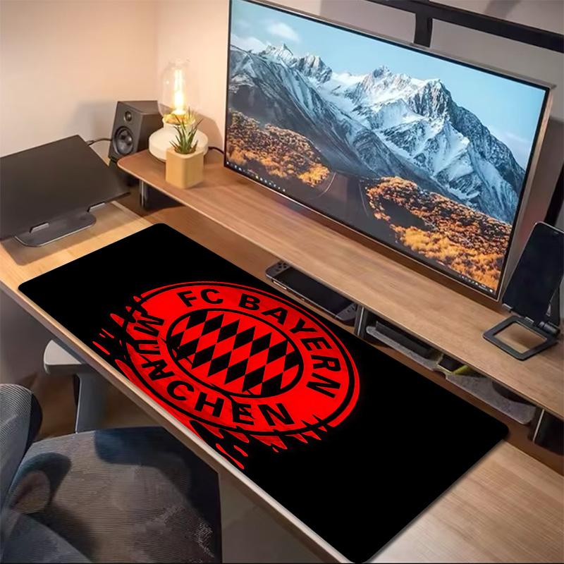 FC Bayern München2 Print Cushion Non-slip Laptop Tablet Big Mousepad XXL Mat Mini PC Playmat With Lock edge