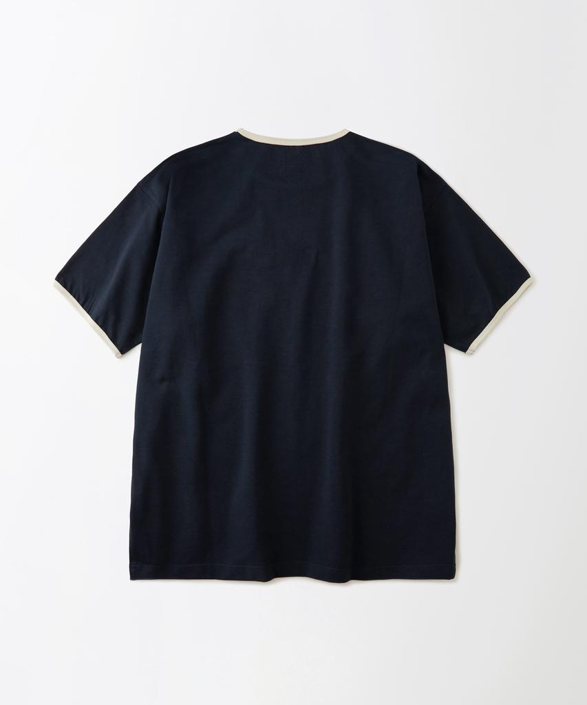 OUTSTANDING Mil Series Ringer Tee(Usna)_Navy