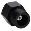 Soda Cylinder Adapter Converter Black for W21.8 Aquarium Brew Beer Keg CO2 Tank Regulator