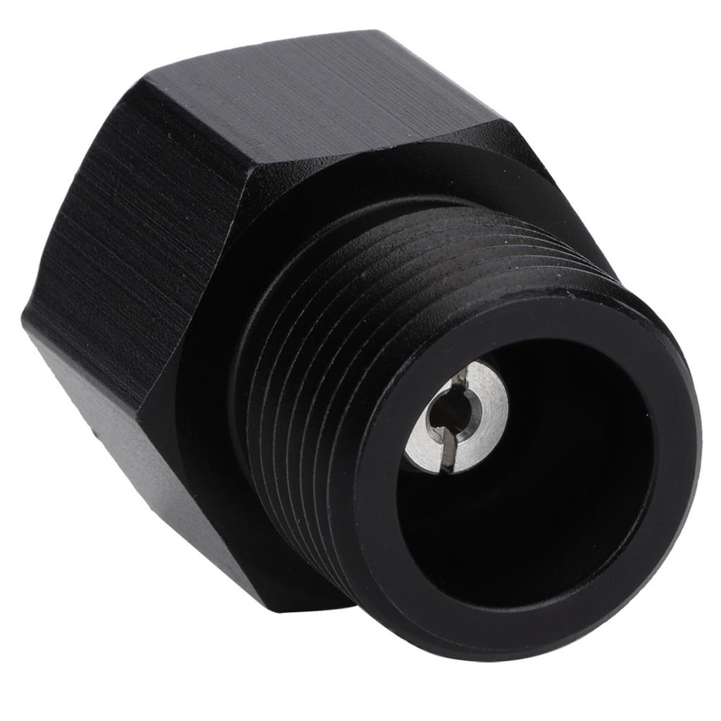 Soda Cylinder Adapter Converter Black for W21.8 Aquarium Brew Beer Keg CO2 Tank Regulator