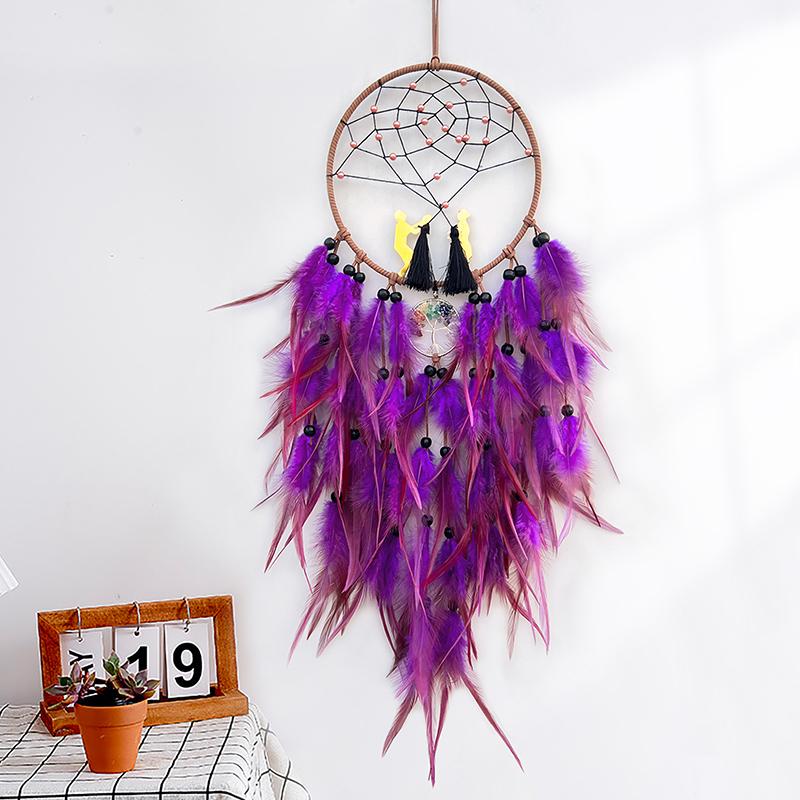 Dream Catcher Exquisite Hand-woven Wind Chimes Nordic Living Room Bedroom Decorations Wall Pendant Festival Gifts Home Accessory