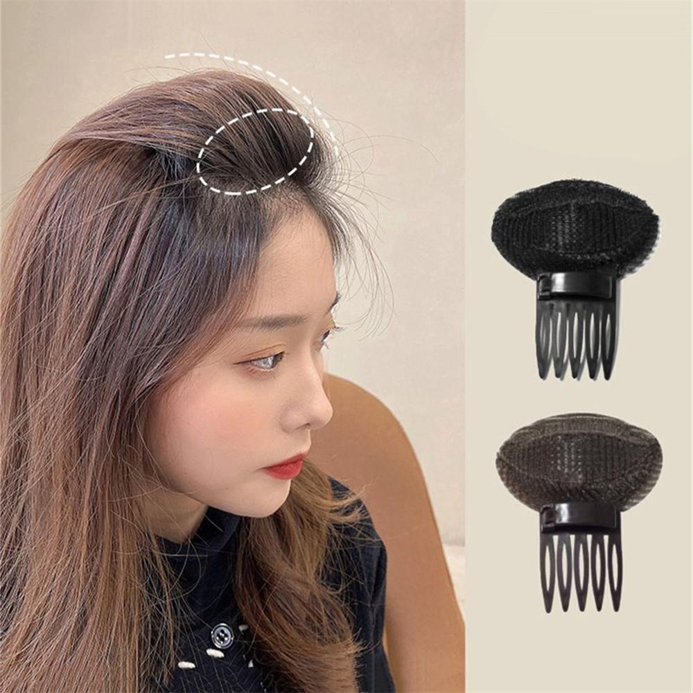 1PC Puff Hair Head Cushion Invisible Fluffy Clips Pad Sponge Pins Bun Volume Hair Base for Women Girls Hair Accessories
