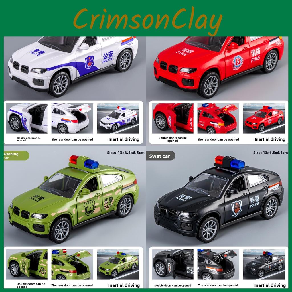 Feuer Kinder Notfallwagen Spezielles Polizeifahrzeug Spielzeug zum Spielen Kleinkind