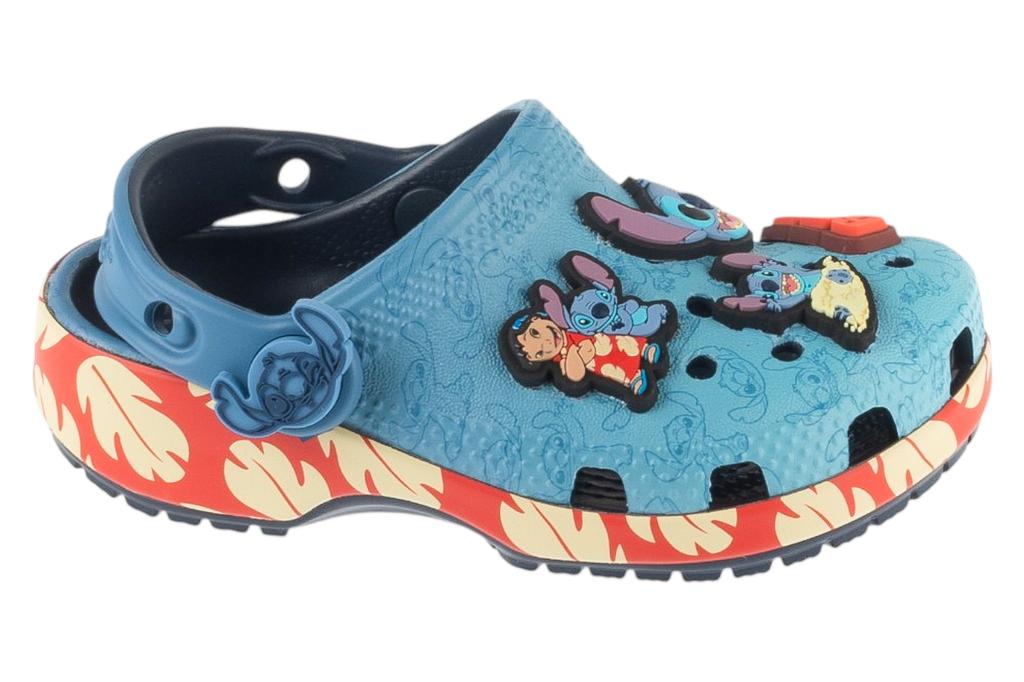 Crocs Classic Stitch Clog T, for Girl Blue Slides